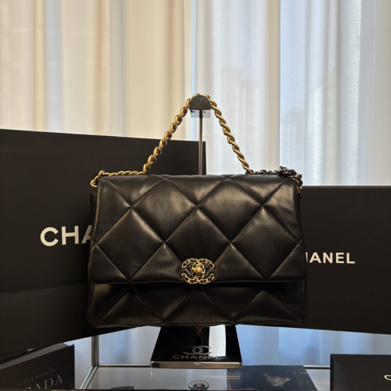 CHANEL 19 BAG Black (LARGE SIZE)