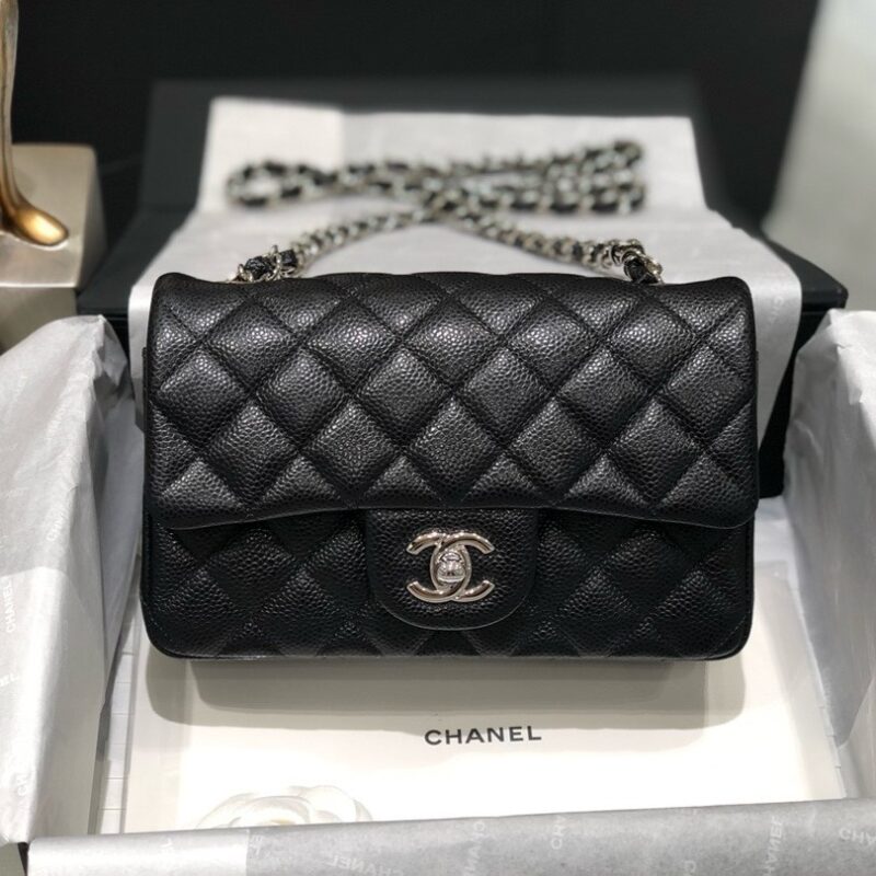 CHANEL MINI CF (Caviar leather)