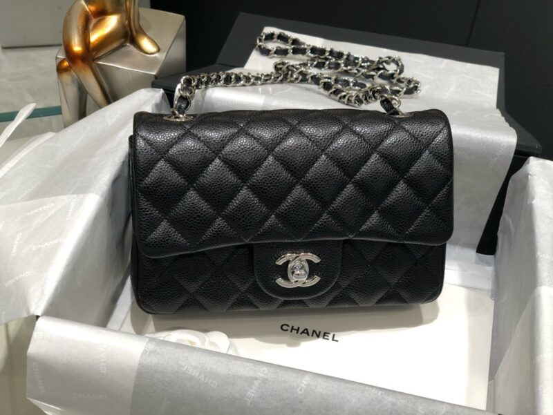 CHANEL MINI CF (Caviar leather) - Image 2